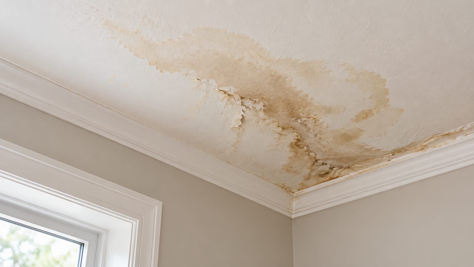 Trace d’eau sur plafond